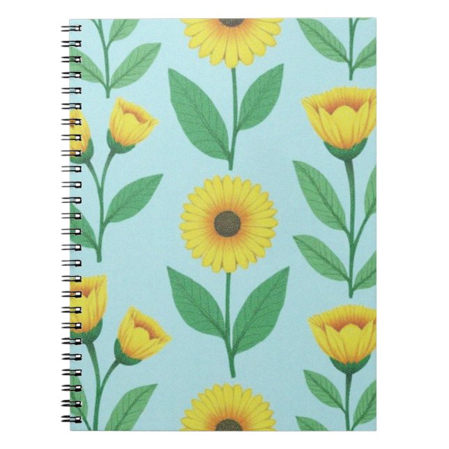 Carnet Joie Fantaisiste en Fleur  (Devant)