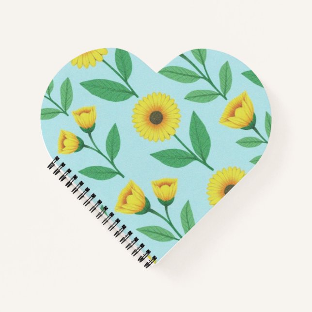 Carnet Joie Fantaisiste en Fleur  (Devant)