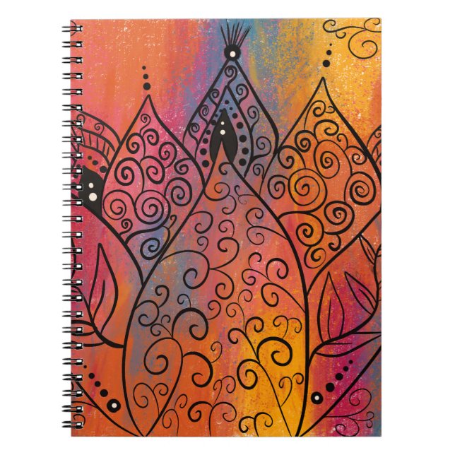 Carnet Joli Art Floral (Devant)
