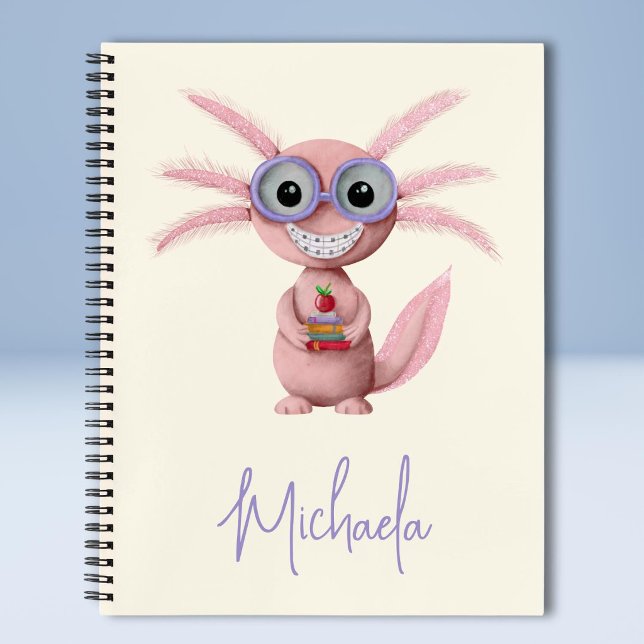 Carnet Joli Axolotl Personnalisé  (Créateur téléchargé)