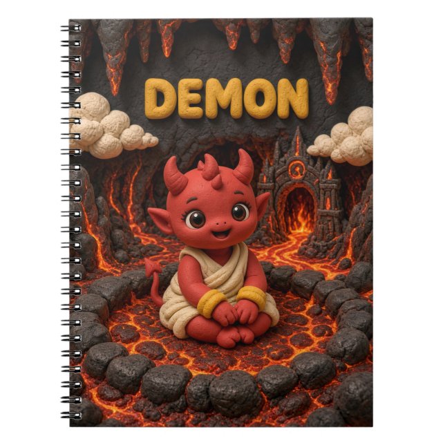 Carnet Joli bébé démon, mythique (Devant)