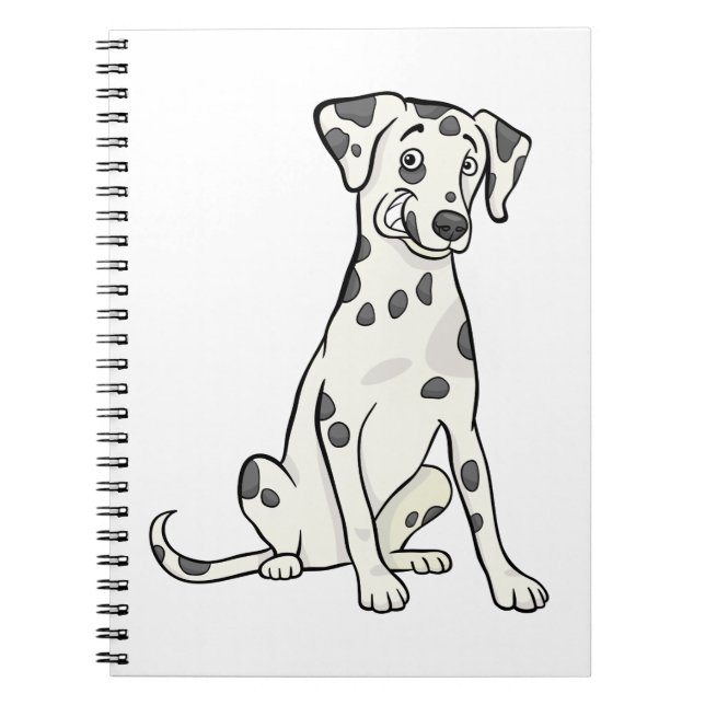 Carnet Joli cadeau Dalmatien Chien Chien Chien Mère Lover (Devant)