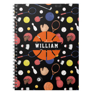 Carnet Joli Champion de Sport Moderne Enfant Personnalisé