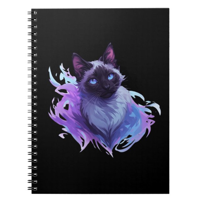 Carnet Joli chat siamois (Devant)