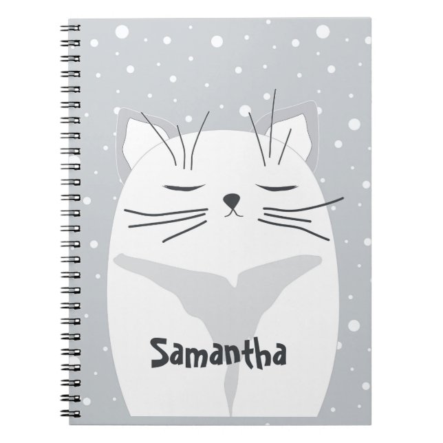 Carnet Joli chat, symbole de 2023. (Devant)