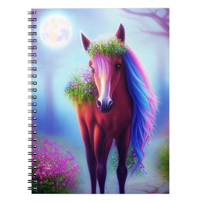 Carnet Joli cheval de fantaisie  (Devant)