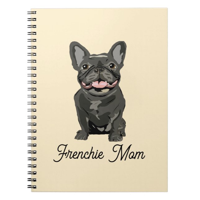 Carnet Joli chien, bouledogue français (Devant)
