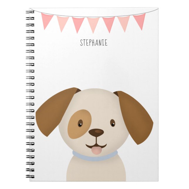 Carnet Joli chiot (Devant)