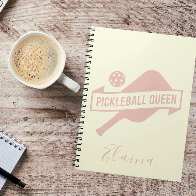 Carnet Joli Esthétique Simple Moderne Pickleball  (Créateur téléchargé)