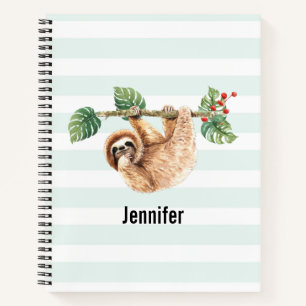 Carnet Joli fentes accroché à l'aquarelle vers le bas