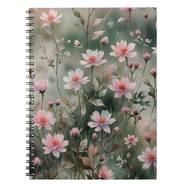 Carnet Joli Fleur sauvage (Devant)