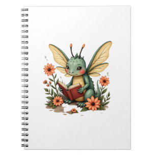 Carnet Joli Graphisme Esthétique Floral Dragonfly Cottage