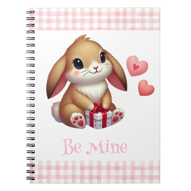 Carnet Joli lapin de la Saint-Valentin  (Devant)