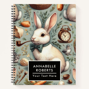 Carnet Joli lapin Vintage