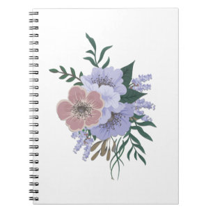 Carnet Joli lavande en bouquet