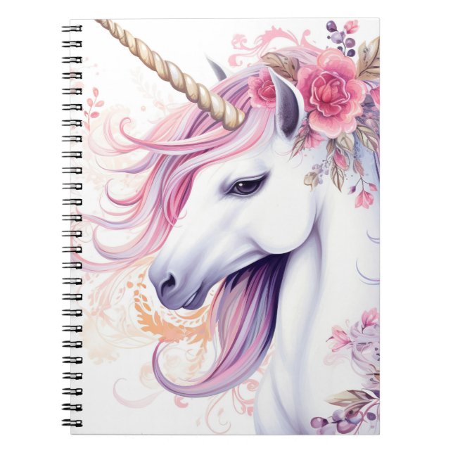 Carnet Joli licorne magique (Devant)
