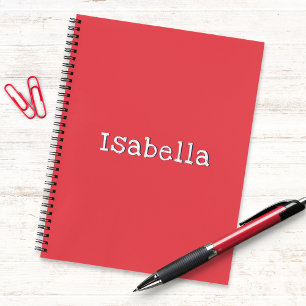 Carnet Joli Melon Rouge Joli Personnalisé Élégant