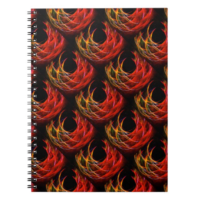 Carnet Joli motif d'art abstrait moderne boho élégant #50 (Devant)