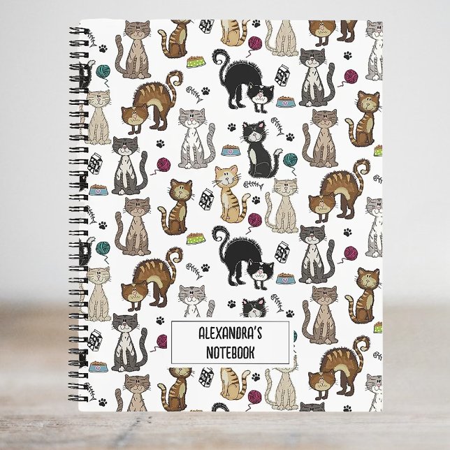 Carnet Joli Motif de chat (Créateur téléchargé)