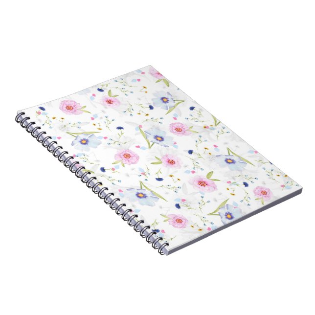 Carnet Joli motif floral (Côté Droit)