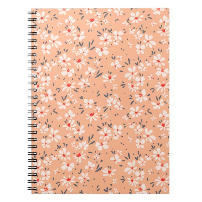 Carnet Joli motif floral dans la petite fleur. Ditsy pri (Devant)