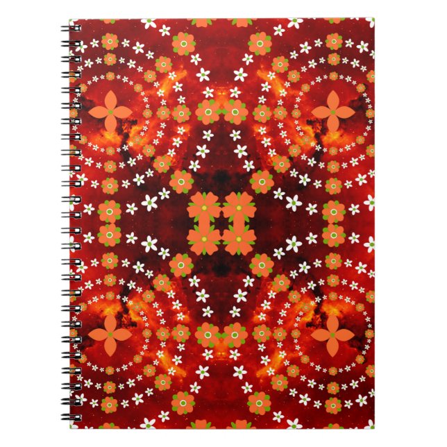 Carnet Joli motif floral joli jardin mignon (Devant)