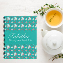 Joli motif floral sur Aqua Sketch