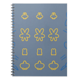 Carnet Joli motif minimaliste pastel Kawaii