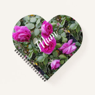 Carnet Joli Mug Fleur de Rose Rose Vintage Rose Fête des