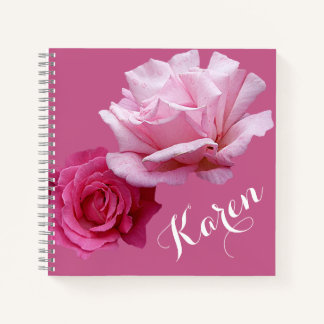 Carnet Joli nom rose roses Karen beau fleuri