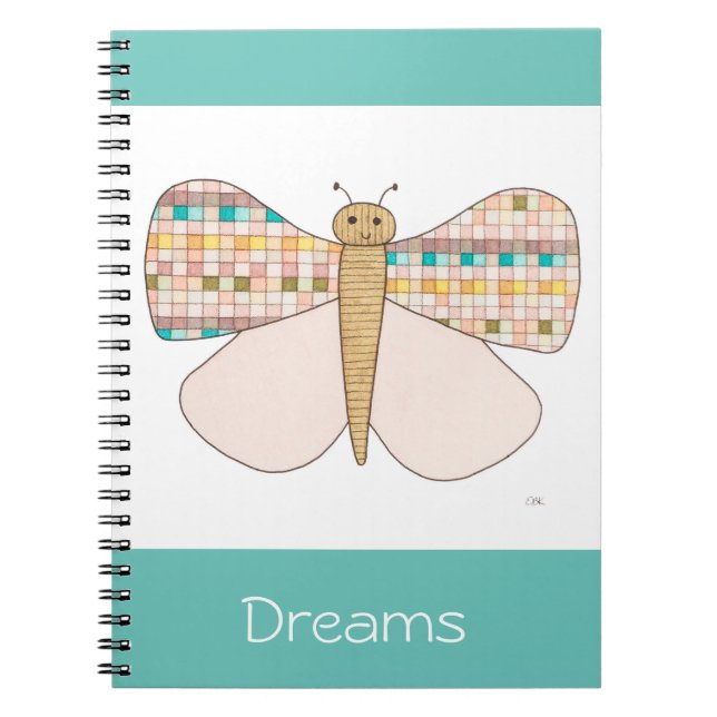 Carnet Joli Papillon Carnet-Dreams-Erin Brie Art Pas (Devant)