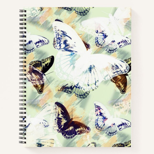 Carnet Joli papillon élégant (Devant)