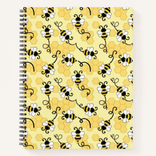 Carnet Joli petit motif abeilles