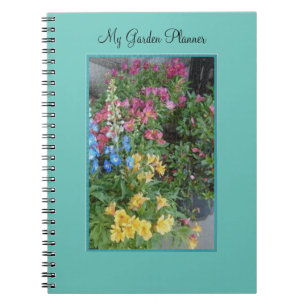 Carnet Joli planificateur de jardin fleuri