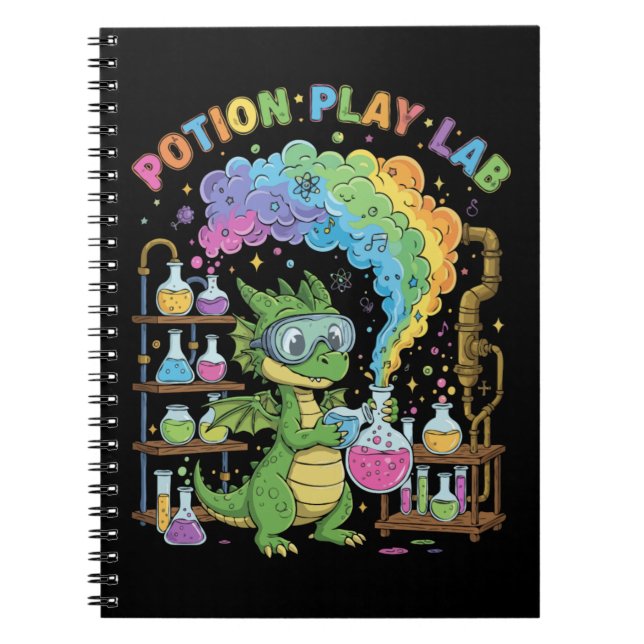 Carnet Joli Scientifique Dragon | Laboratoire de jeu de p (Devant)