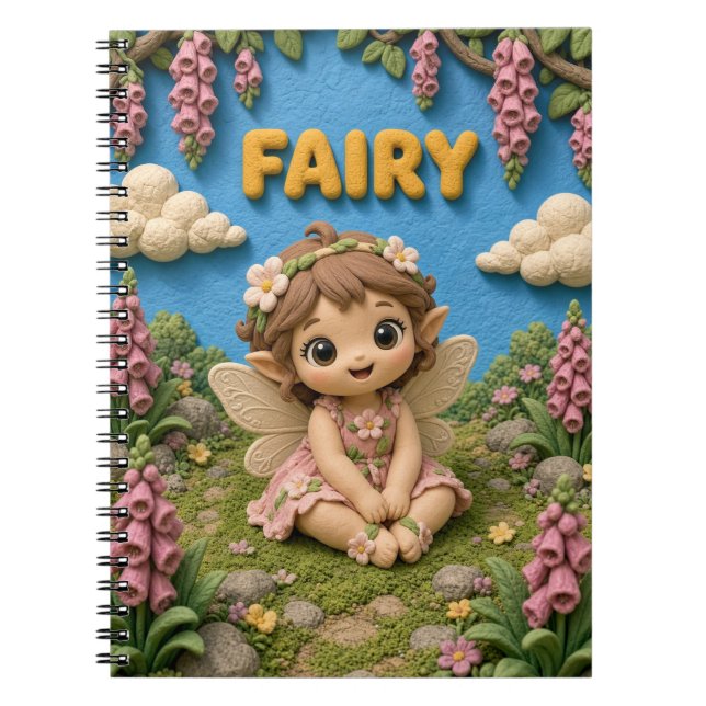 Carnet Jolie Bébé Fée, Mythique (Devant)