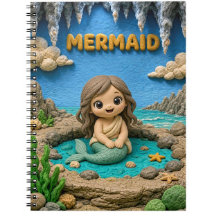 Carnet Jolie bébé sirène, mythique