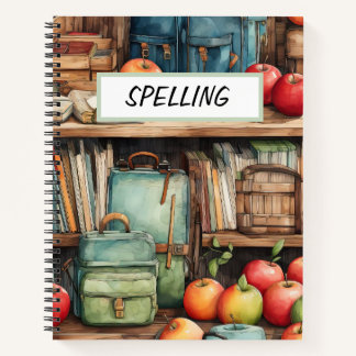 CARNET JOLIE COULEUR D'EAU PAQUET DE L'ÉCOLE