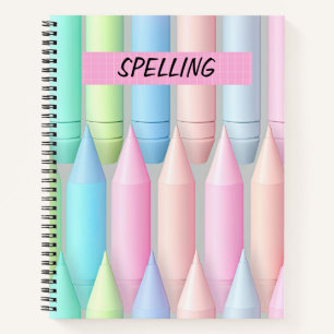 CARNET JOLIE CRAYONS COLORÉS PASTEL