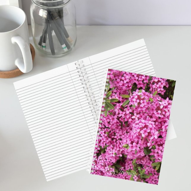 Carnet Jolie Daphné Florale Rose (In Situ)