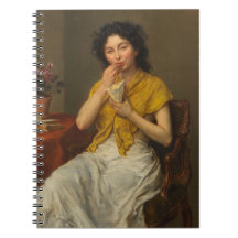 Jolie femme mangeant des bonbons sucrés (par Ludwi