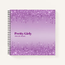 Jolie fille Parties scintillant Glam Sketchbook Do