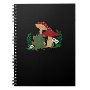 Carnet Jolie Grenouille Jouant de la Flûte Cottagecore Go