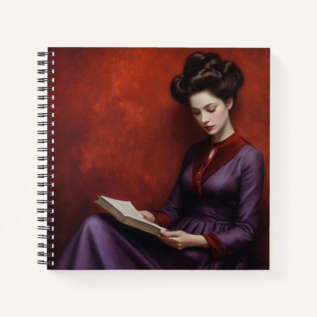 Carnet Jolie Lecture Femme (Devant)