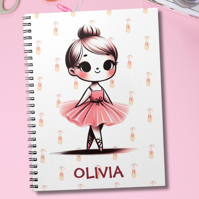 Carnet Jolie petite fille ballerine (Créateur téléchargé)