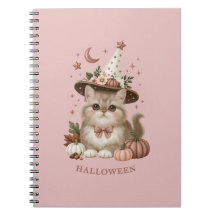 Jolie sorcière d'Halloween Chat Citrouille