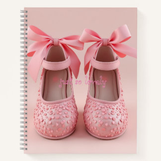 Carnet jolies chaussures roses