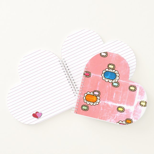 Carnet jolies filles jolies fleurs  (Intérieur)