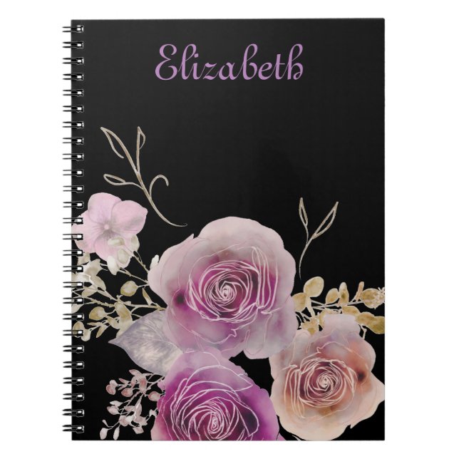 Carnet Jolies fleurs Boho (Devant)