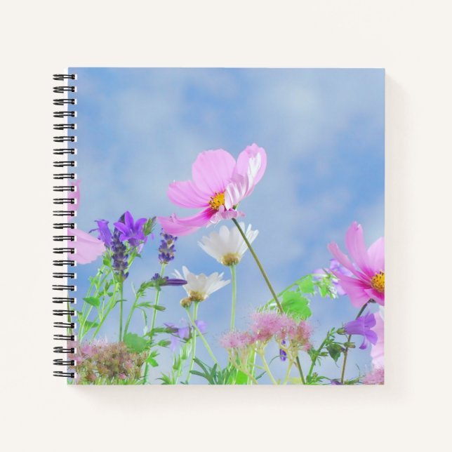 Carnet Jolies fleurs sauvages de printemps (Devant)